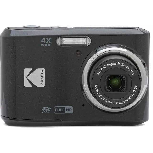 Alt view image 2 of 7 - Pixpro FZ45 Digital Camera Bundle, Includes: SanDisk 32GB Memory Card, Spare Batteries, Hard Shell Camera Case and Card Reader (5 Items) (Black)