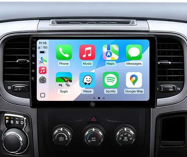 Main image of Car Radio for Dodge Ram 1500 2500 3500 13-18, Wireless CarPlay Android Auto | 10.2" IPS HD Stereo touchscreen, 5G WiFi GPS navigation, phone link, Bluetooth, AM FM SWC, 1080P backup camera