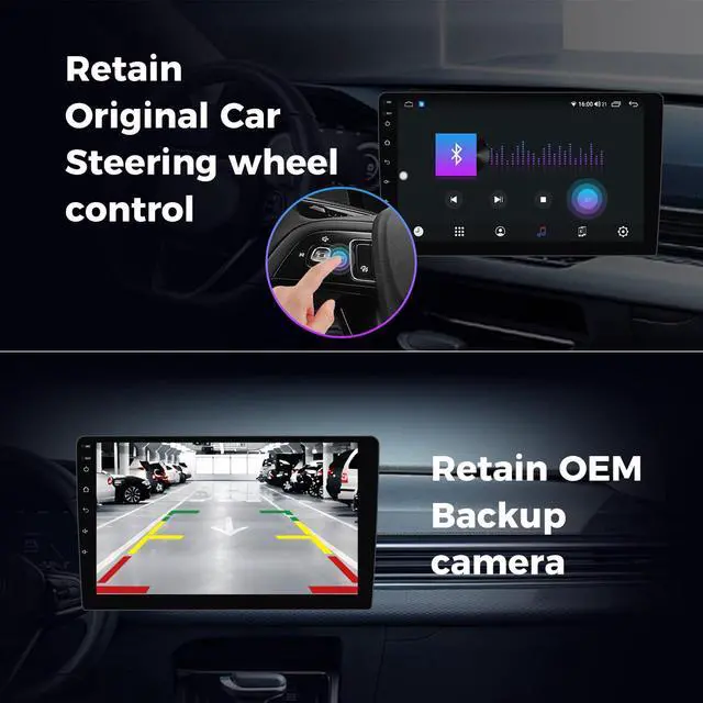 Alt view image 3 of 7 - 9'' Car Radio for Subaru Outback Legacy 2015-2022,8 Core 2+32G | Wireless CarPlay Android Auto Head Unit Android Stereo GPS Navigation Touch Screen Upgrade with 4G LTE