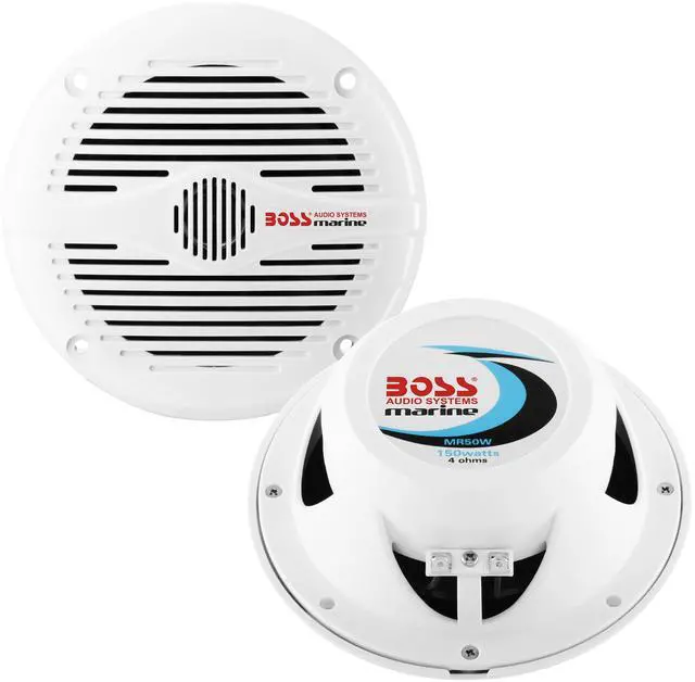 Main image of MR50W 5.25 Inch Marine Speakers (Pair), 150 Watts, 2 Way