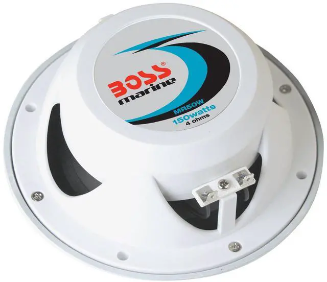 Alt view image 4 of 7 - MR50W 5.25 Inch Marine Speakers (Pair), 150 Watts, 2 Way