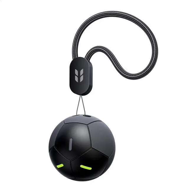 Main image of FineTrack2 Air Tracker Tags (iOS Only) | Soccer-Shaped Key Finder Compatible with Apple Find My,7-Year Battery Life Bluetooth Tracker for Bags and More,Black