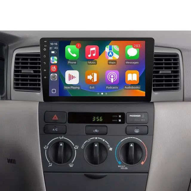 Main image of for Toyota Corolla 2003 2004 2005 2006 2007 2008 Radio with Wireless Carplay Android Auto, 9" Touch Screen Car Stereo for Corolla with in-Dash WiFi, GPS, BT, FM, SWC, Backup Camera - 2+32GB