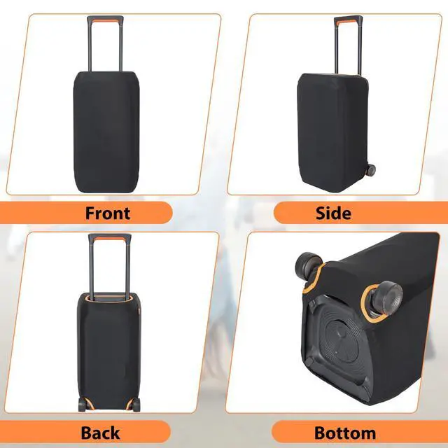 Alt view image 4 of 7 - Dust Cover for JBL PartyBox 320/310/330 | Portable Party Speaker Stretch Dust Case Sleeve for Home or Outdoor