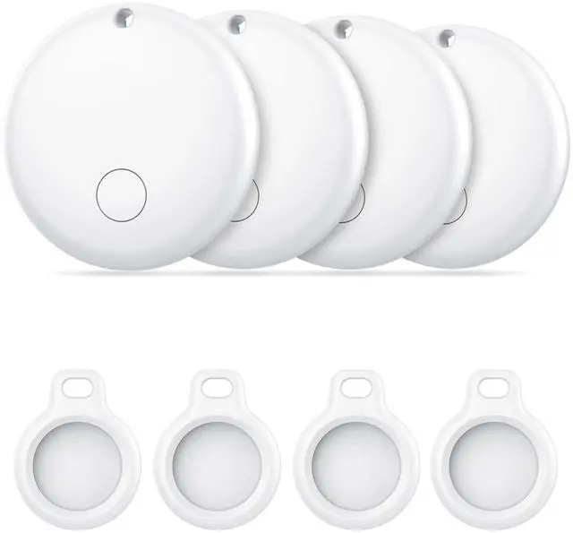 Main image of Android Air Tracker, Bluetooth Tracker Tags, Work with Google's Find Hub(Android), Smart Tags for Luggage, Wallet, Vehicles, Keys (Not for iOS) 4 Pack
