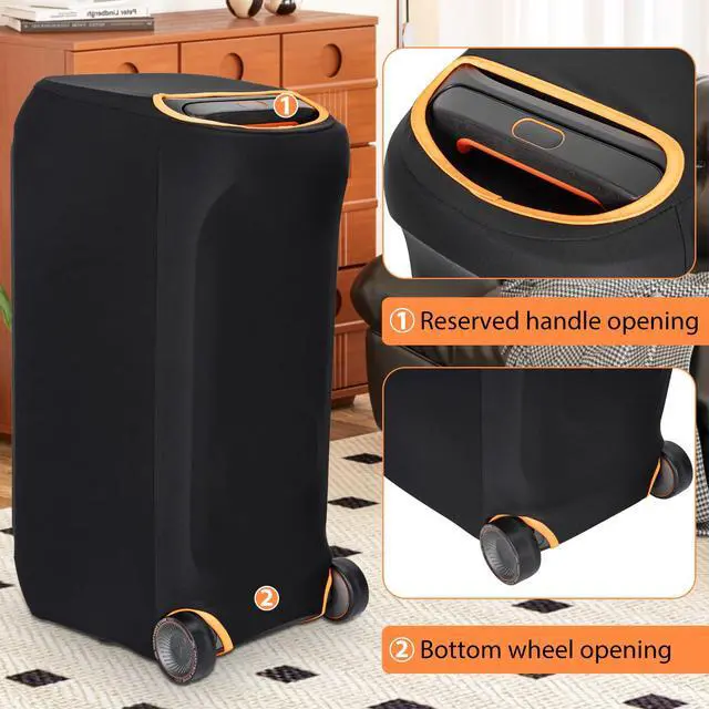 Alt view image 5 of 7 - Dust Cover for JBL PartyBox 320/310/330 | Portable Party Speaker Stretch Dust Case Sleeve for Home or Outdoor