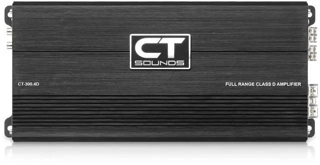 Alt view image 2 of 6 - CT-300.4D 1800W RMS Full-Range Class D 4-Channel Car Amplifier