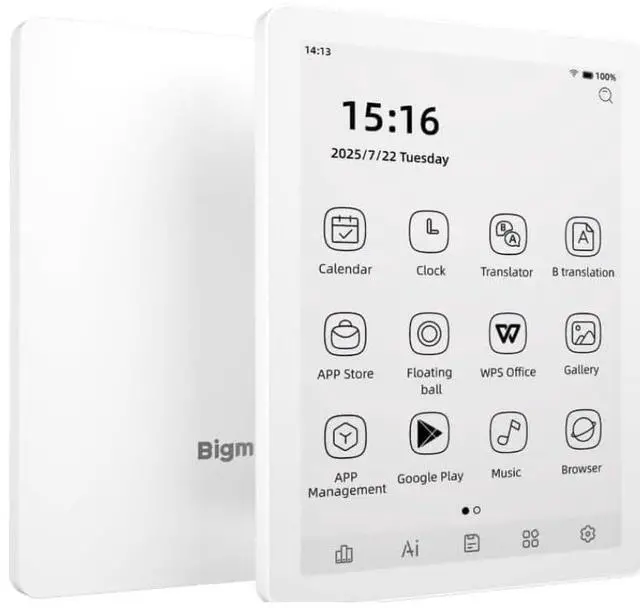 Main image of B6 e-Reader with B/W Display, 6 Inch E-Ink eBook Readers Android eReaders ePaper Tablet with 4GB+64GB, Octa Core & Android 14 OS, Eink eReader Device with Adjustable Front Light Ivory White