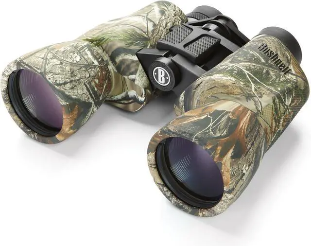 Main image of PowerView 10x50mm Porro Prism Instafocus Binoculars Realtree AP Camo, Ideal for Hunting, Birding, Hiking & Outdoor Adventures