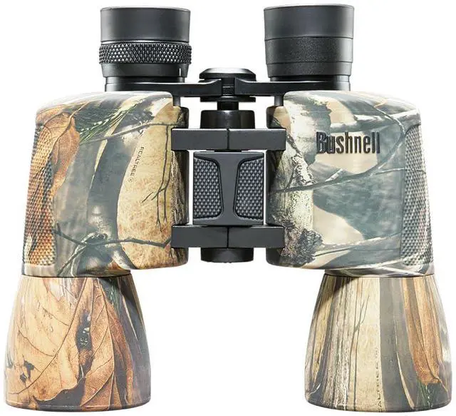 Alt view image 3 of 5 - PowerView 10x50mm Porro Prism Instafocus Binoculars Realtree AP Camo, Ideal for Hunting, Birding, Hiking & Outdoor Adventures