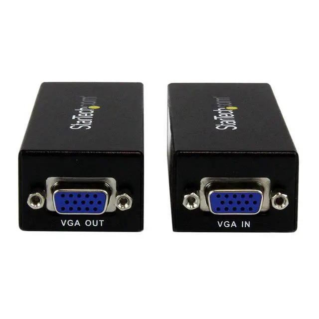 Alt view image 2 of 6 - StarTech VGA Over Cat5 Extender, 250ft (80m), 1 Local 1 Remote (ST121UTPEP) | VGA over Cat5 Ethernet extender kit, Extends video up to 250ft (80m), Bracket included
