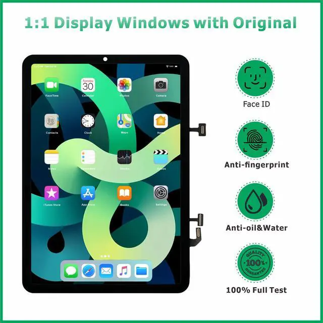 Alt view image 4 of 6 - for iPad Air 4 4th Gen (2020) 10.9 Screen Replacement LCD Display for A2324 A2316 A2325 A2072 Touch Screen Digitizer Full Assembly with Tools