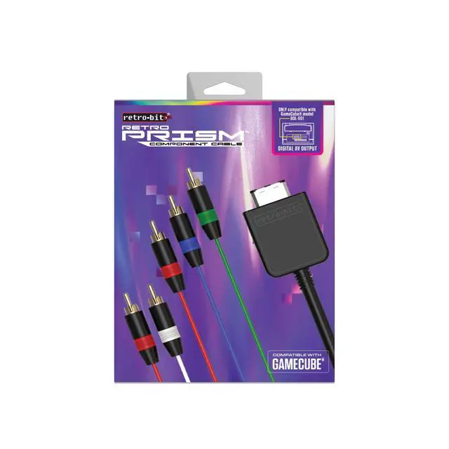 Alt view image 5 of 6 - Retro Prism Component Cable for Gamecube