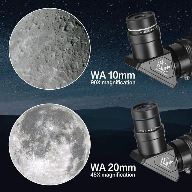 Alt view image 5 of 7 - Telescope for Adults High Powered, 80mm Aperture 900mm Professional Refractor Telescope for Adults & Beginners, Compact and Portable Travel Telescopio with Carrying Bag and Designed Phone Adapter