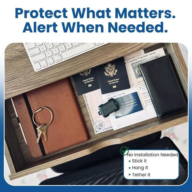 Alt view image 5 of 6 - Kini Wi-Fi Motion Sensor Alarm & Tamper Alert- Instant App, SMS & Email Alerts - Gun Safes, Cabinets, Drawers - Easy Install, No Subscription, Rechargeable 12-18 Month Battery, IFTTT