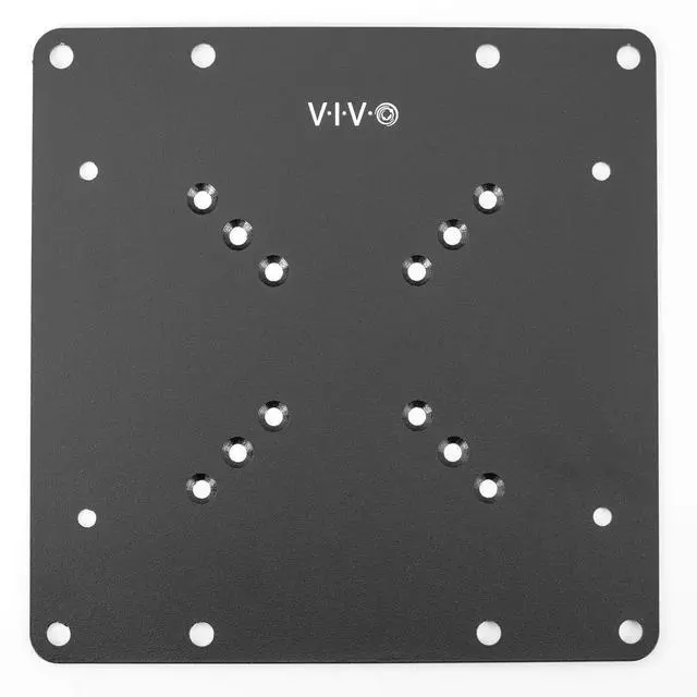 Main image of Steel VESA TV and Monitor Mount Adapter Plate Bracket for Screens 23" to 42" | Conversion Kit for VESA up to 200x200mm (MOUNT-AD2X2)