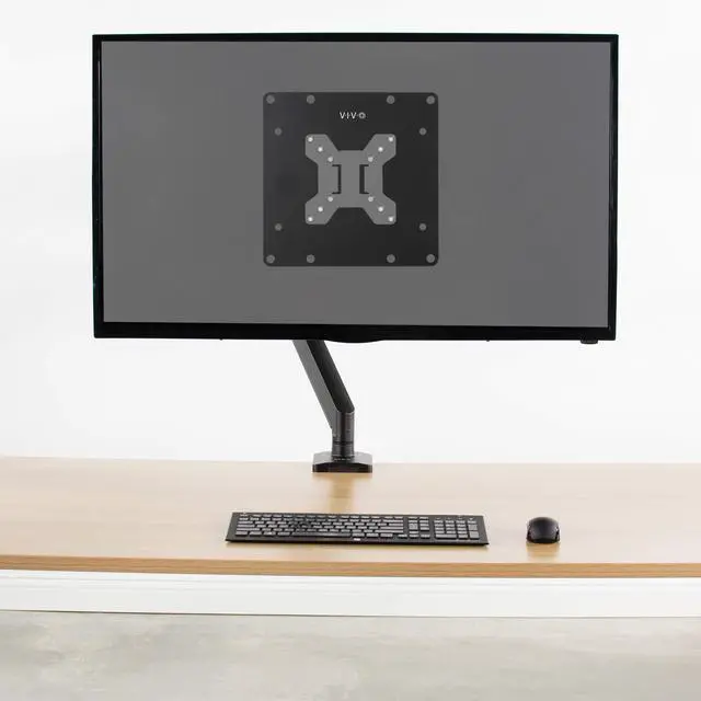 Alt view image 5 of 7 - Steel VESA TV and Monitor Mount Adapter Plate Bracket for Screens 23" to 42" | Conversion Kit for VESA up to 200x200mm (MOUNT-AD2X2)