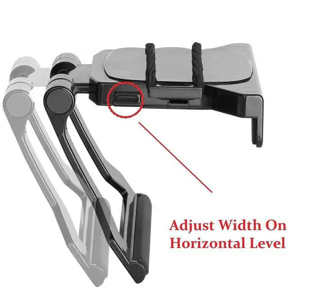 Alt view image 5 of 7 - MP-APM-03-01 Top Shelf TV 5-inch Wide Flat Panel Adjustable Clip Mount Holder for Streaming Device, Media Boxes, Speakers Mount Made for Apple TV (1 Pack 5 Inch)