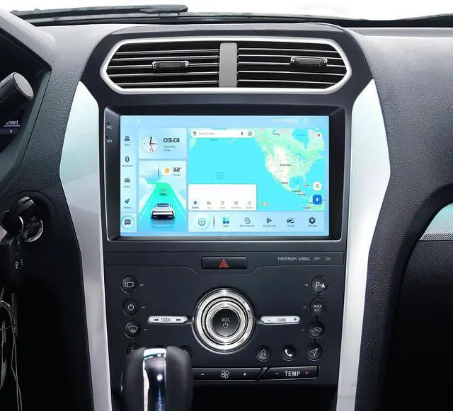 Main image of 4+64G Car Radio Upgrade for Ford Explorer 2011-2019 Android 13 Explorer Stereo 10.1 Inch Touchscreen Head Unit with Wired Wireless Carplay Andriod Auto GPS SWC 1080P Backup Camera
