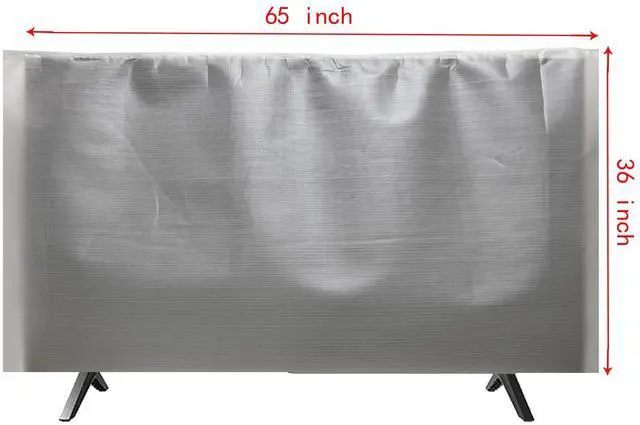 Alt view image 4 of 5 - Foam Flat Screen TV Cover Fits Up to 65''W x 36''H, Flat Screen TV Protection During House Moving, Storing, or Home Renovation (1 PACK)