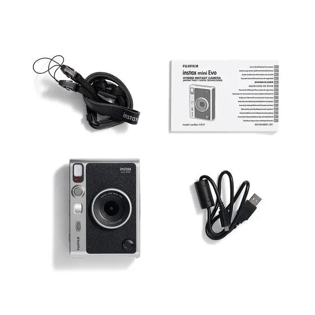 Alt view image 4 of 7 - mini EVO 2-in-1 Photo Camera and Printer with a 2.7 inch LCD Screen, 10 Lens and 10 Film Effects, mini Film Format, Black
