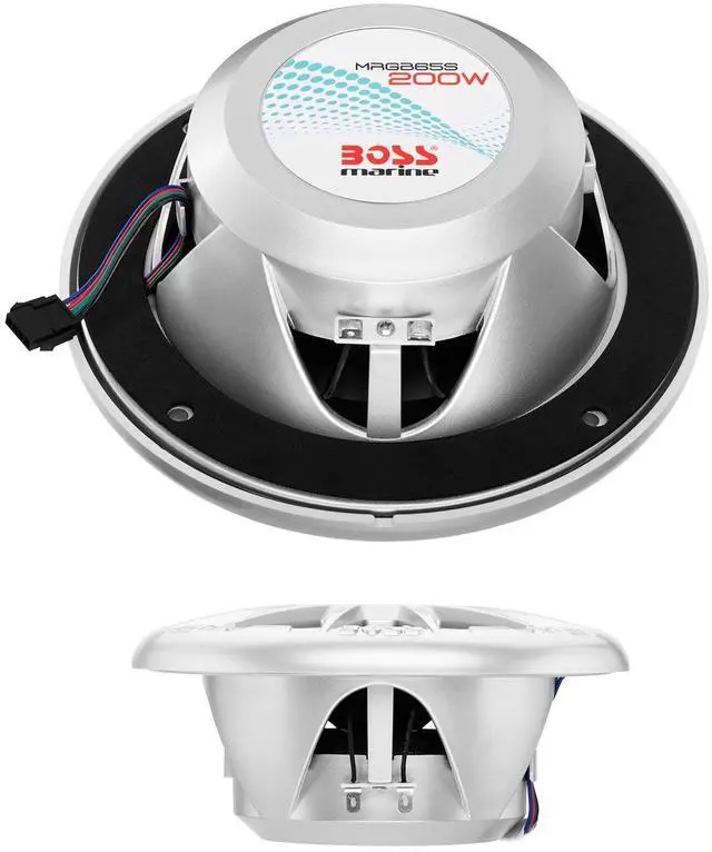 Alt view image 2 of 7 - MRGB65S 6.5 Inch Marine Speakers (Pair), 4 Ohms, 2 Way