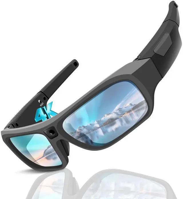 Main image of 2026 Next-Gen Camera Glasses 4K, Smart Glasses Camera for Men Women | Smart Sunglasses with UV400 Protection, Video Glasses for Outdoor Activities Hiking Cycling Riding Climbing Driving