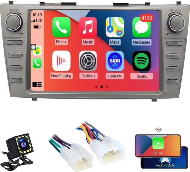 Main image of QLED 8core for Toyota Camry Radio Upgrade 2007 2008 2009 2010 2011,Touch Screen Stereo,carplay and Android Auto,Free Camera