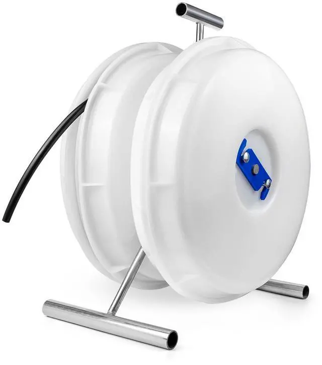 Main image of 415D Wire Dispenser Wheel, 2 Reel Wire Dispenser Kit for 250 foot rolls of Wires, Cable Dispenser Wheel for Electricians & Contractor, Durable, Light Weight