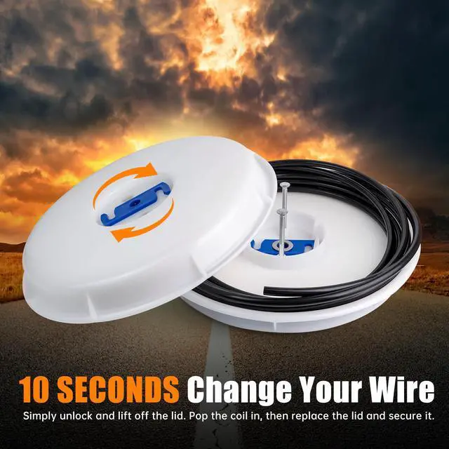 Alt view image 4 of 7 - 415D Wire Dispenser Wheel, 2 Reel Wire Dispenser Kit for 250 foot rolls of Wires, Cable Dispenser Wheel for Electricians & Contractor, Durable, Light Weight