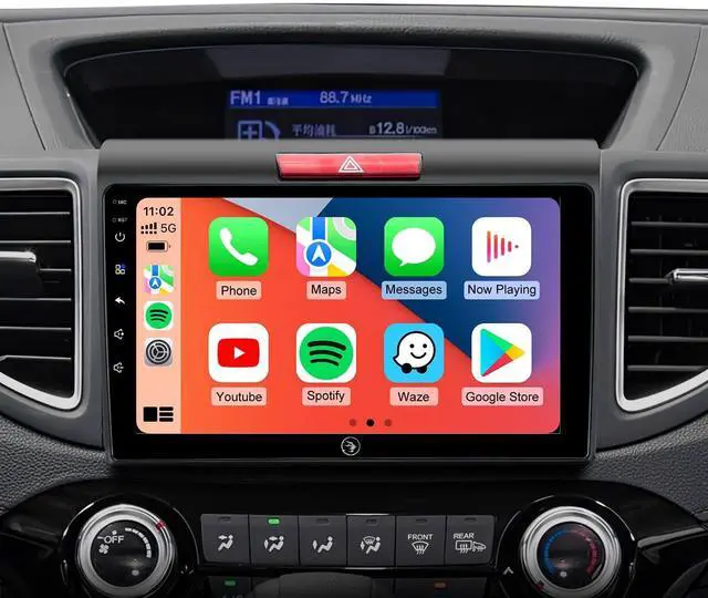 Main image of Car Stereo Radio for Honda CRV 2012-2016, Wireless CarPlay Android Auto | 9 Inch IPS HD touchscreen, 64G storage, 5G WiFi GPS navigation, phone link, Bluetooth, AM FM SWC, 1080P backup camera