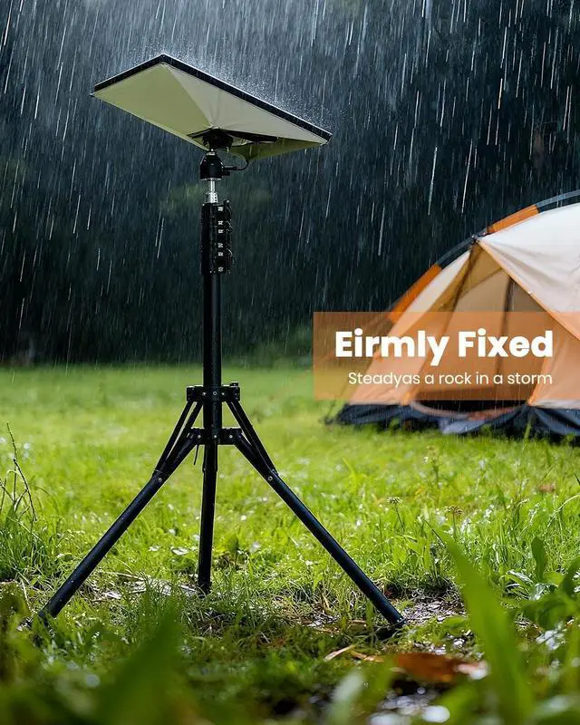 Alt view image 5 of 7 - Starlink Mini Tripod Mount with Adapter,Featuring Adjustable Height and 360° Angle Adjustment, Tripod mounting kit,Compatible with Starlink Mini Satellites. Ideal for Camping and RV Travel