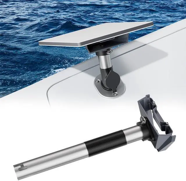 Main image of Starlink Mini Mount, Heavy-Duty & Lockable Starlink Mini Boat Mount, Marine-Grade 360° Swive Fishing Rod Holder Mount for Satellite Dish, Starlink Mini Kit for Boats Yachts Sailboats Trawlers