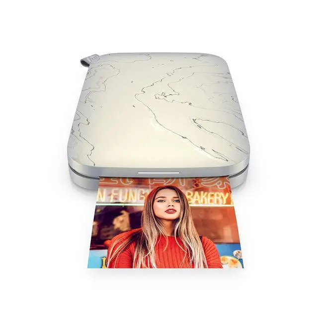 Alt view image 2 of 7 - Sprocket Select Portable Instant Color Photo Printer for Android and iOS Devices (Eclipse) Zink Paper Bundle