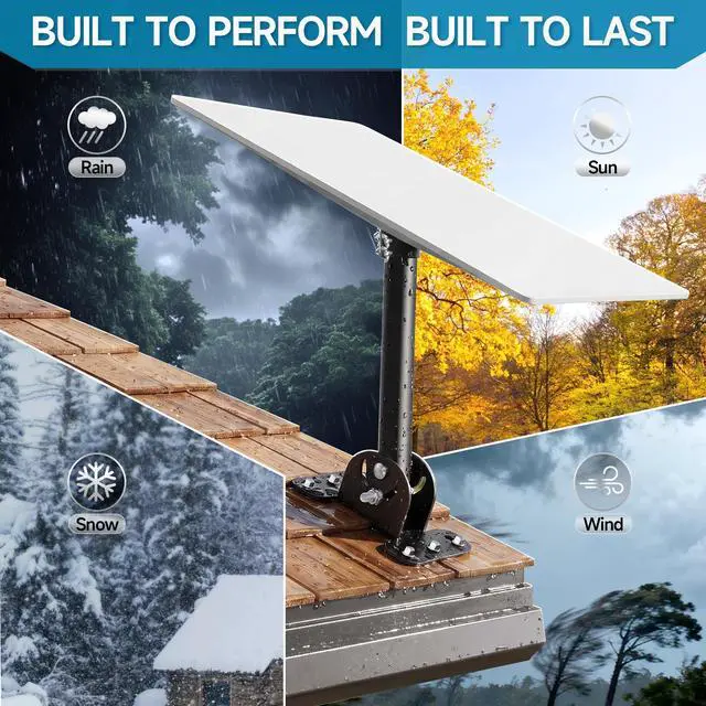 Alt view image 5 of 7 - Starlink Mount for Standard 4/4X/Gen 3, Starlink Roof/Wall Mount Kit | Heavy-Duty Starlink Mounting Kit with Full Package Accessories Wind-Resistant, Easy to Install