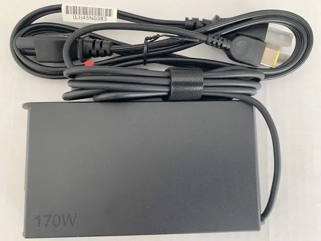 Alt view image 3 of 7 - Original Slim Version 170W AC Adapter for Thinkpad P53, P70, P71, P72, P73, Compatible with P/N: SA10R16886, ADL170SCC3A, 02DL140