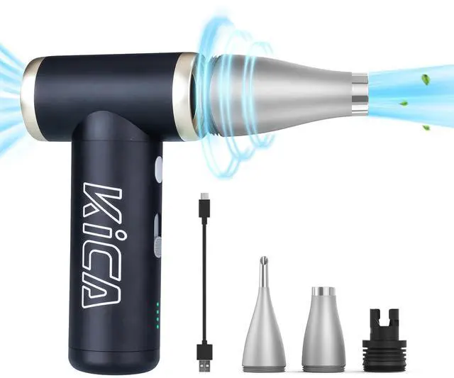 Main image of Jet Fan 2S Electric Air Duster, 117000RPM Cordless Turbo Mini Blower | Aluminum Shell, 65MPH High-Speed Airflow, Stepless Speed Control, 210-Min Battery, For PC, Keyboard & Car Detailing