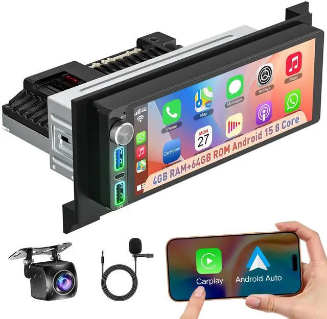 Main image of Car Radio for Dodge Ram (1994-2001),for Dodge Grand Caravan (1992-2000) | (8Core + Android 15) 6.8 Inch QLED Touch Screen,Support Carplay& Android Auto& Mirror Link &Bluetooth&GPS&FM Radio