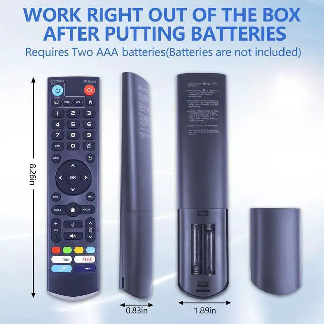 Alt view image 2 of 7 - New V3 Pro Voice Remote Control Compatible with vSeeBox V1/V2,V3/V2/V1/V5 Pro,V3Plus,Max/Elite/Max Intelligent Bluetooth Voice Remote Control