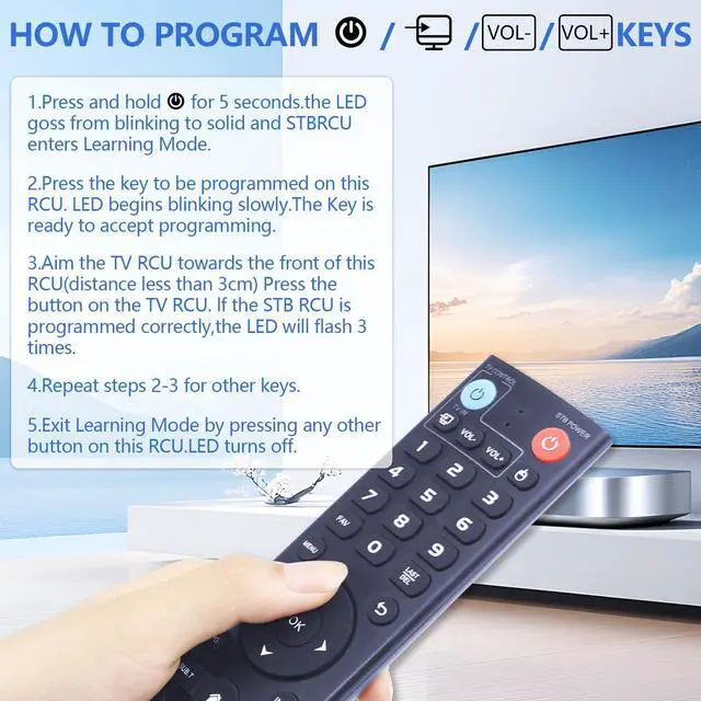Alt view image 6 of 7 - New V3 Pro Voice Remote Control Compatible with vSeeBox V1/V2,V3/V2/V1/V5 Pro,V3Plus,Max/Elite/Max Intelligent Bluetooth Voice Remote Control