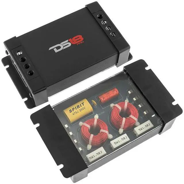 Main image of PRO-CFX 2-Way Car Audio Passive Crossover, Great for Tweeters & Mid-Range Speakers - Power Handling Up to 300 Watts (2 Pack)