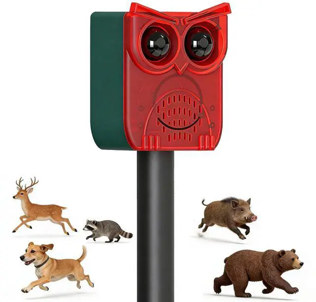 Main image of Solar Motion Sensor Alarm Outdoor Dog Barking Alarm with 129dB Loud | PIR Motion Detection,IP65 Weatherproof Motion Activated for Deer, Coyote,Raccoons, Bears