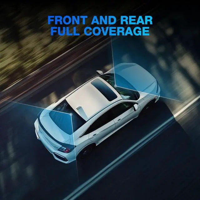 Alt view image 5 of 7 - Type S T400 AI-Powered Driver Assistance 4K Dash Cam with ADAS, Collision Warnings, Lane and Pedestrian Detection, Vehicle Departure Reminders, Front Rear Smart Incident Video Surveillance, SD Card