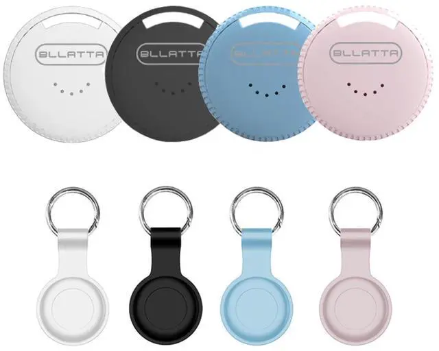 Main image of 4 Pack Android Air Trackers,2026 New Key Finder for Android,Compatible with Google Find Hub App,with 4 Case, IP66 Waterproof,Luggage,Keys,Backpack Trackers,4colors (Round 4 Colors)