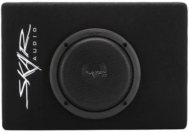 Alt view image 2 of 7 - EVL-1X65D4-V-LP 6.5" 400 Watt Low Profile Slot Port Loaded Car Subwoofer Enclosure