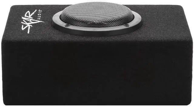 Alt view image 3 of 7 - EVL-1X65D4-V-LP 6.5" 400 Watt Low Profile Slot Port Loaded Car Subwoofer Enclosure
