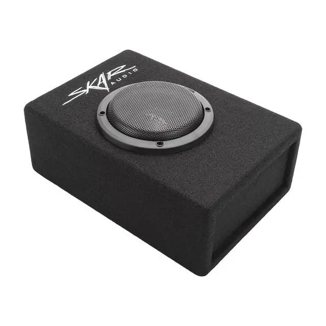 Alt view image 6 of 7 - EVL-1X65D4-V-LP 6.5" 400 Watt Low Profile Slot Port Loaded Car Subwoofer Enclosure