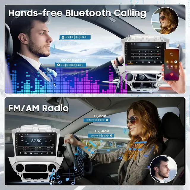 Alt view image 6 of 7 - Car Radio Upgrade Dash Kit for Chevy Suburban Tahoe Yukon 2015-2019,Wireless CarPlay Android Auto, 2GB+64GB 8 Core Stereo System,10.1 Inch Touch Screen, GPS, Bluetooth, WiFi, SWC,MirrorLink