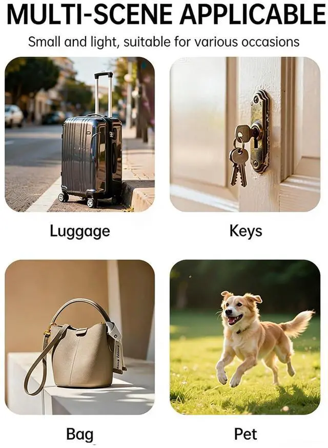 Alt view image 7 of 7 - 4 Pack Android Air Trackers,2026 New Key Finder for Android,Compatible with Google Find Hub App,with 4 Case, IP66 Waterproof,Luggage,Keys,Backpack Trackers,4colors (Round 4 Colors)
