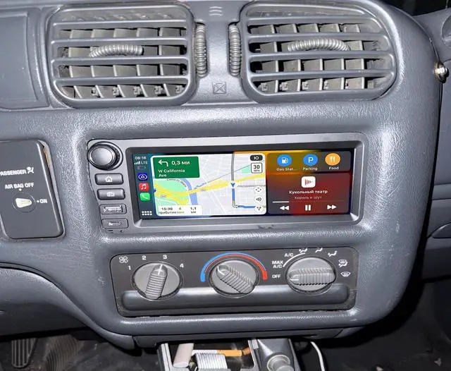 Alt view image 3 of 7 - Car Stereo Radio GPS Navi for Chevy GMC Tahoe Yukon Suburban Silverado Avalanche Sierra S10 Blazer Jimmy Sonoma Astro 1995-2005 /Cadillac Escalade1999-2002 WiFi Carplay Android Auto Backup Camera
